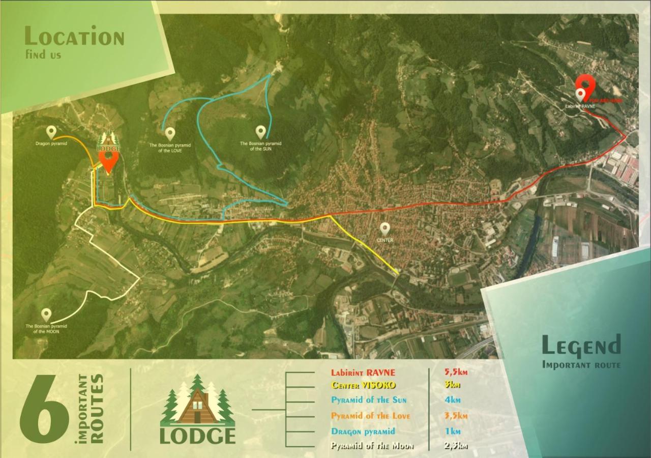 Lodge Zbilje Visoko, Bosnian Pyramids Exterior foto
